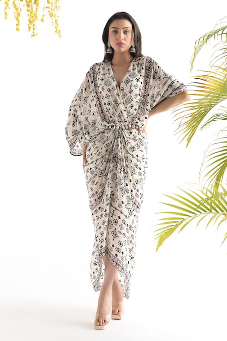 Chhavvi Aggarwal Printed Kaftan Dress 