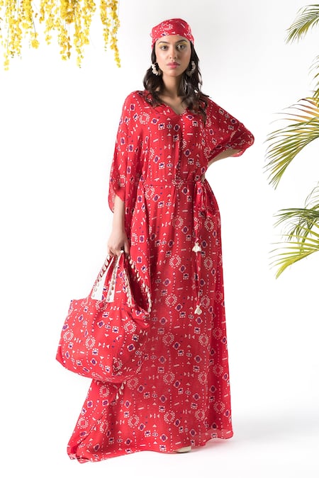 Chhavvi Aggarwal Geometric Print Tote Bag 