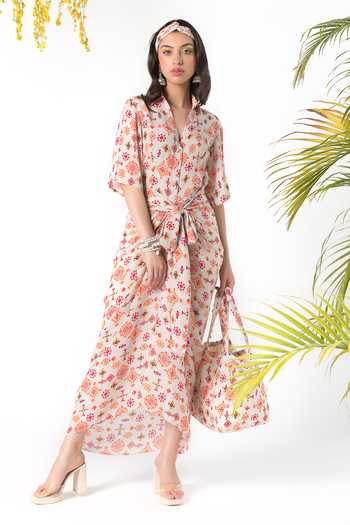 Chhavvi Aggarwal Geometric Print Tote Bag 