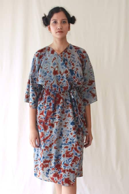 Chambray & Co. Printed Organic Cotton Midi Dress 