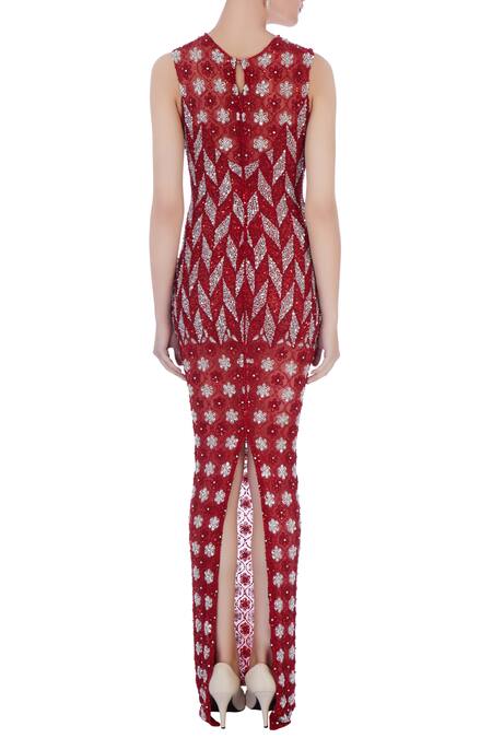 Chisel By Meghna Ramrakhiya Embroidered Gown  