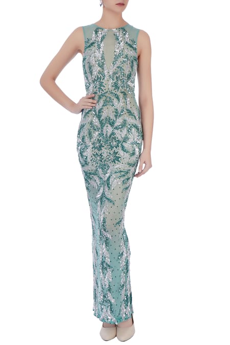 Chisel By Meghna Ramrakhiya Embellished Gown 