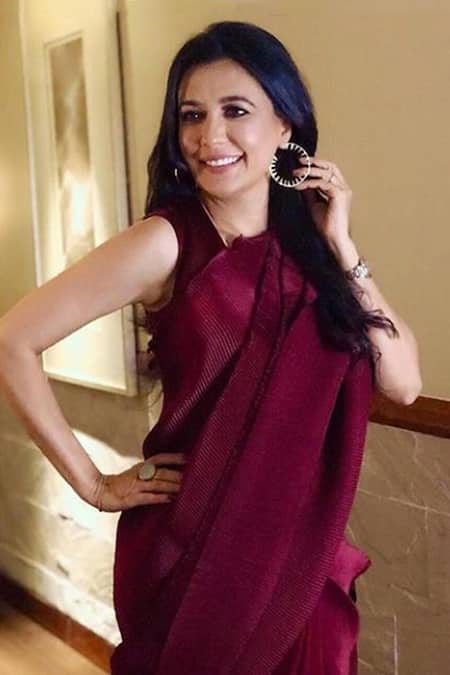 Kiran Uttam Ghosh Pleated Saree