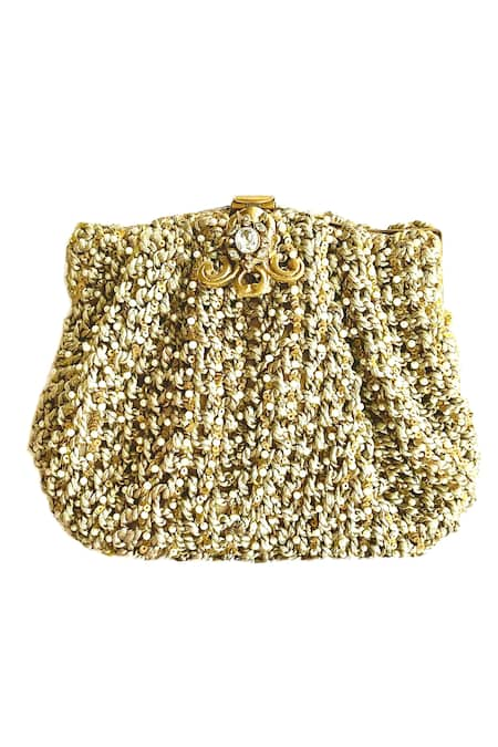 Colette gold online clutch