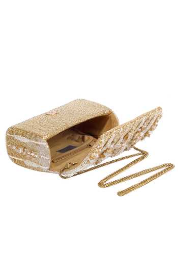Buy Lovetobag Silver Embellished Nora Flapover Clutch Online at Aza Fashions Buy_Lovetobag_Silver Embellished Nora Flapover Clutch _Online_at_Aza_Fashions