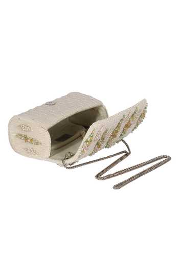 Buy Lovetobag Ivory Embellished Nora Flapover Clutch Online at Aza Fashions Buy_Lovetobag_Ivory Embellished Nora Flapover Clutch _Online_at_Aza_Fashions