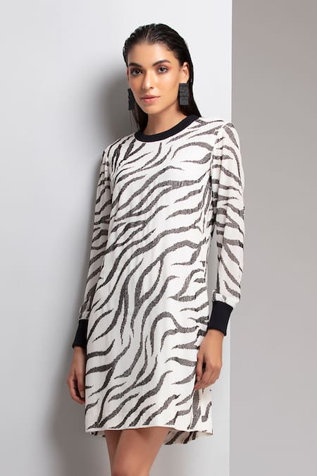 Chhaya Mehrotra Embellished Shift Dress 