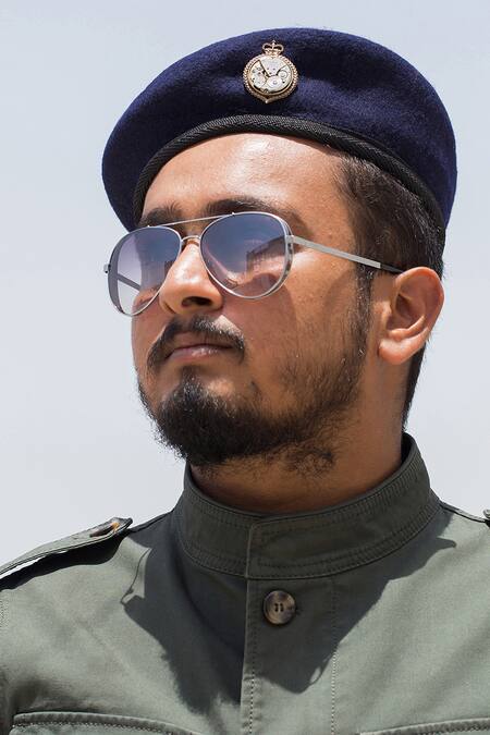 Cosa Nostraa Gold Mustang Timed Cufflink Brooch And Lapel Pin Set Online at Aza Fashions Cosa Nostraa_Gold Mustang Timed Cufflink Brooch And Lapel Pin Set _Online_at_Aza_Fashions