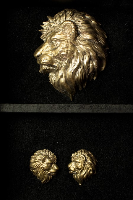 Cosa Nostraa Lion of Judah & Leo Collar Tips Set 