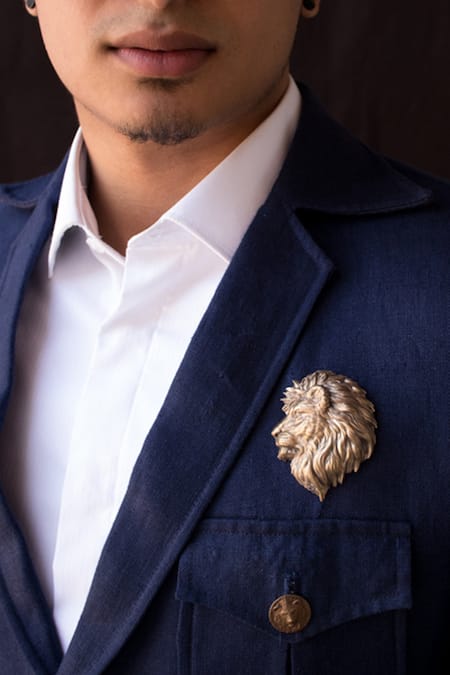 Cosa Nostraa Lion of Judah & Leo Collar Tips Set 