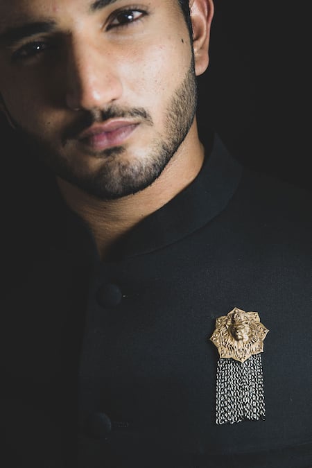 Shop Cosa Nostraa Gold The Free Spirit Alta Moda Box at Aza Fashions Shop_Cosa Nostraa_Gold The Free Spirit Alta Moda Box _at_Aza_Fashions