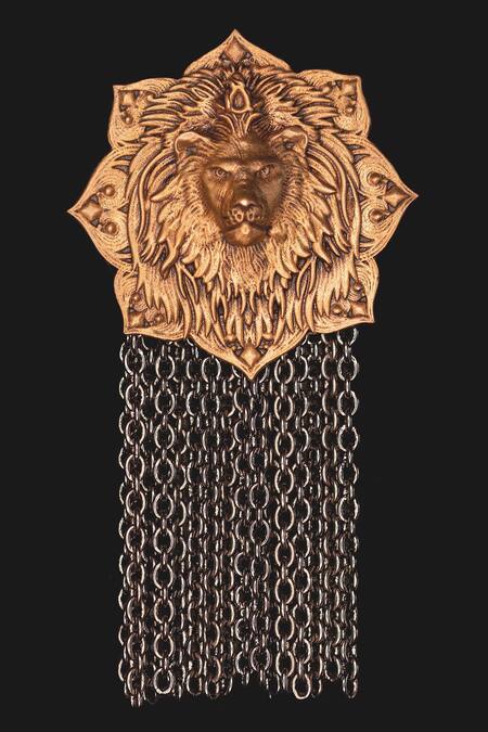 Shop Cosa Nostraa Gold The Free Spirit Alta Moda Box Online at Aza Fashions Shop_Cosa Nostraa_Gold The Free Spirit Alta Moda Box _Online_at_Aza_Fashions