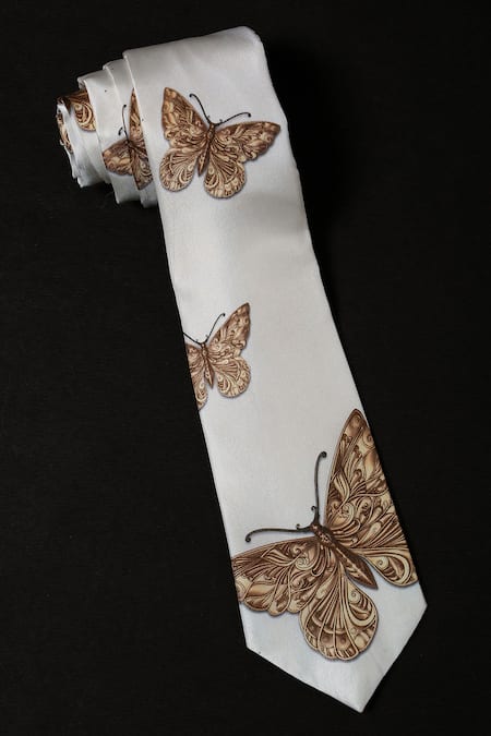 Cosa Nostraa_Gold Printed The Classic Du Jour Box _Online_at_Aza_Fashions