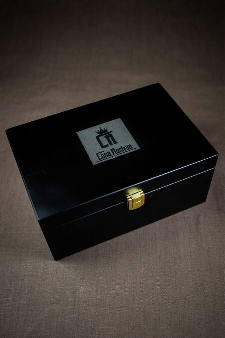 Buy_Cosa Nostraa_Gold Printed The Celebration Style Box _Online_at_Aza_Fashions