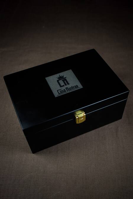 Buy_Cosa Nostraa_White Printed The Honor Couture Box _Online_at_Aza_Fashions