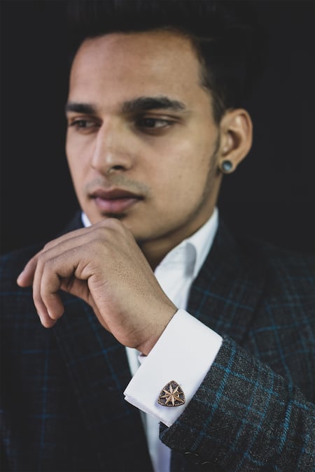 Shop Cosa Nostraa Gold Printed The Ornate Du Jour Box Online at Aza Fashions Shop_Cosa Nostraa_Gold Printed The Ornate Du Jour Box _Online_at_Aza_Fashions