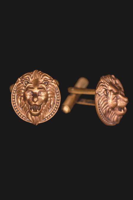 Shop Cosa Nostraa Gold Stone The Eminence Black Box at Aza Fashions Shop_Cosa Nostraa_Gold Stone The Eminence Black Box_at_Aza_Fashions