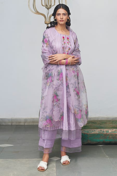 Begum Chanderi Kurta & Palazzo Set 