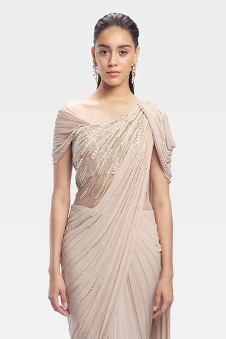 Drape saree outlet gown