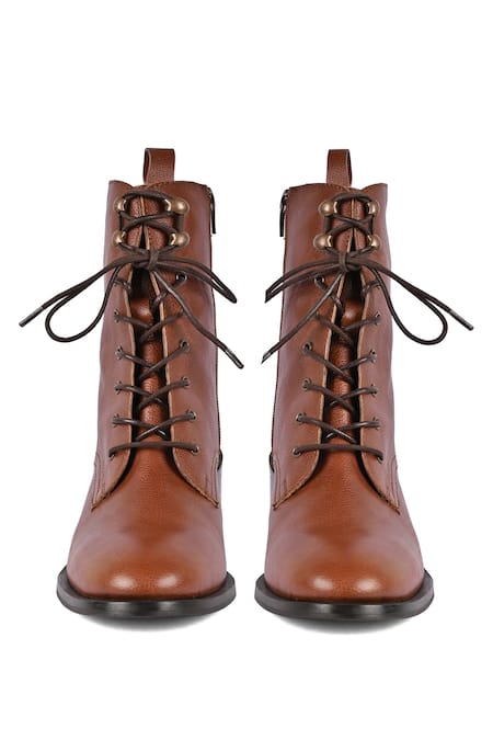 Vanilla Moon_Brown Conor Round Toe Boots _Online_at_Aza_Fashions
