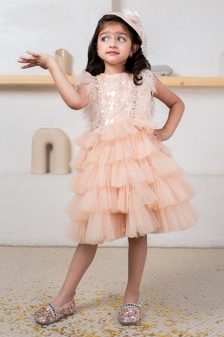 Hoity Moppet Tiered Ruffle Dress 