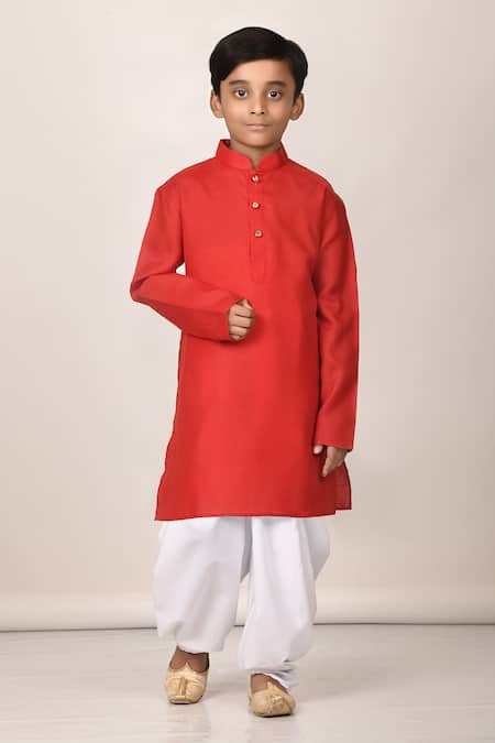 Buy BownBee Cotton Dhoti Kurta Set for Boys, Round Neck, Full Sleeve Self  Design Dhoti Pants with Elasticated Waistband, Ideal For All Festive  Occasions and Casual Wear (Maroon, 1-2 Yrs) at Amazon.in