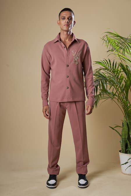 Soniya G Placement Embroidered Shirt & Pant Set 