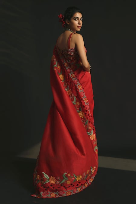 Chandrima Chanderi Embroidered Saree 