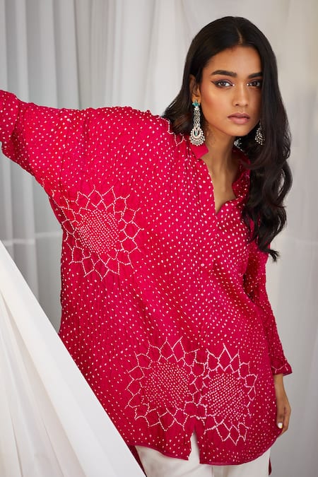 Twenty Nine Crushed Raidaana Silk Shirt 