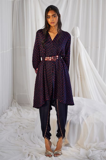 Twenty Nine Gajji Silk Bandhani Dress 