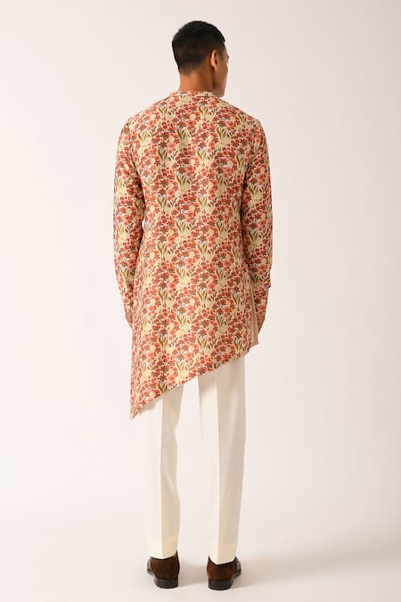 Dhruv Vaish Printed Kurta Set 