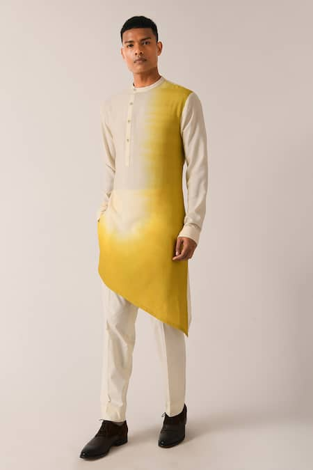 Dhruv Vaish Cotton Silk Kurta Set 