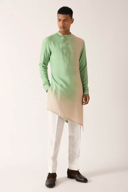 Dhruv Vaish Cotton Silk Kurta Set 