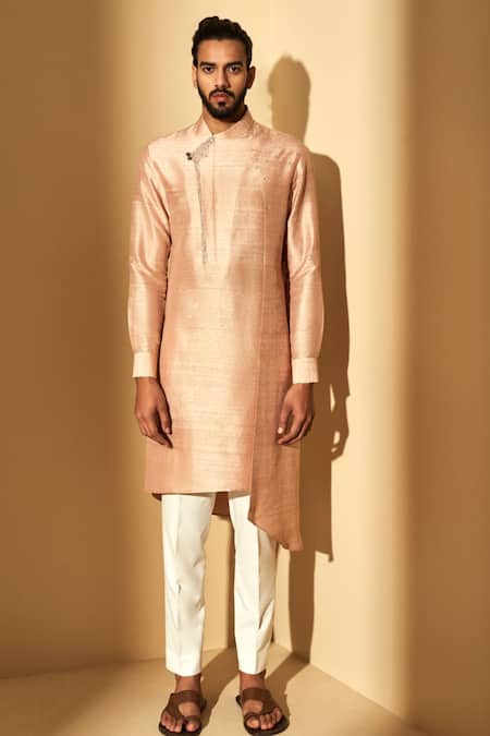 Dhruv Vaish Metal Embroidered Kurta Set 