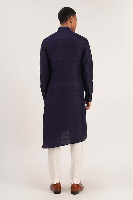 Dhruv Vaish Asymmetric Kurta Set 