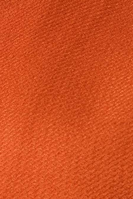 Dhruv Vaish_Orange Cotton Silk Textured Bundi _at_Aza_Fashions
