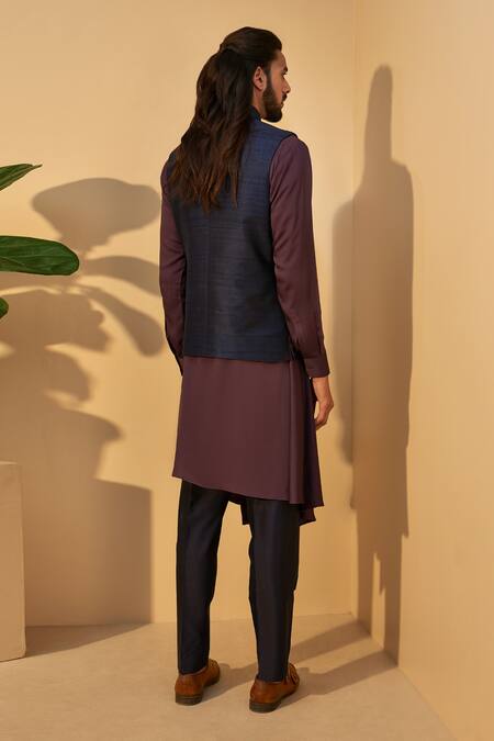 Dhruv Vaish Silk Bundi 