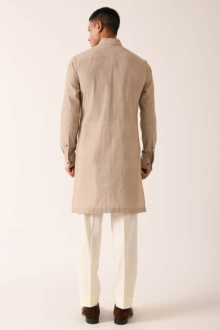 Dhruv Vaish Handloom Cotton Kurta Set 