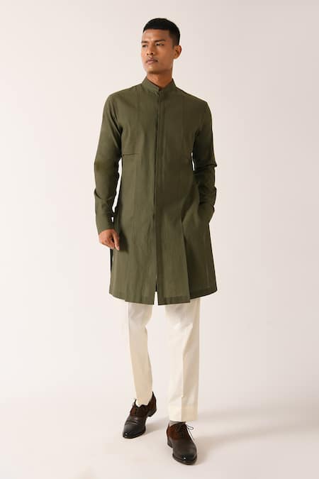 Dhruv Vaish Handloom Cotton Kurta Set 