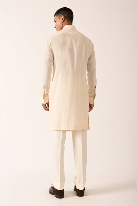 Dhruv Vaish Handloom Cotton Kurta Set 