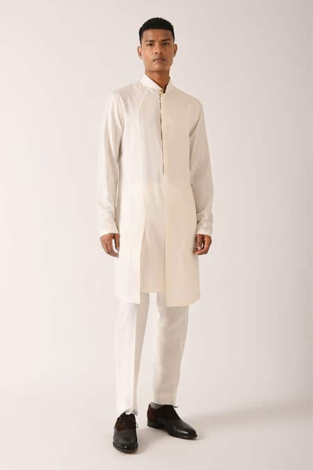 Dhruv Vaish Cotton Silk Kurta Set 