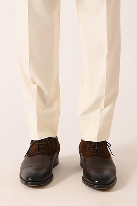 Shop_Dhruv Vaish_Blue Cotton Silk Kurta Set _Online_at_Aza_Fashions