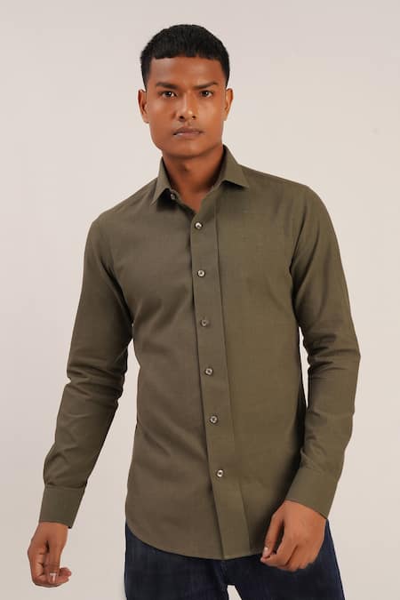 Dhruv Vaish Handloom Cotton Shirt 