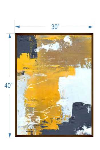 Buy_The Art House_Multi Color Canvas Digital Print Abstract Rectangular Painting_Online_at_Aza_Fashions