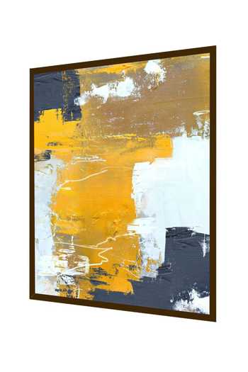 Shop_The Art House_Multi Color Canvas Digital Print Abstract Rectangular Painting_Online_at_Aza_Fashions