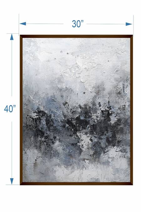 Buy_The Art House_Multi Color Canvas Digital Print Abstract Painting_Online_at_Aza_Fashions