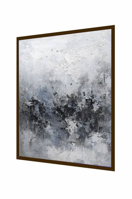 Shop_The Art House_Multi Color Canvas Digital Print Abstract Painting_Online_at_Aza_Fashions