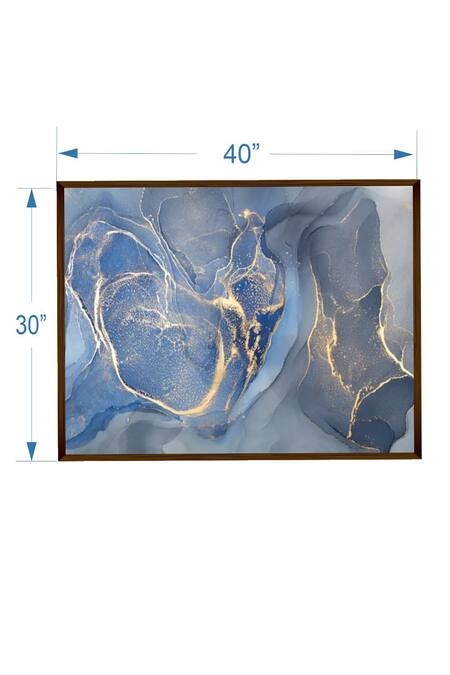 Shop The Art House Multi Color Canvas Digital Print Fluid Art Painting Online at Aza Fashions Shop_The Art House_Multi Color Canvas Digital Print Fluid Art Painting_Online_at_Aza_Fashions