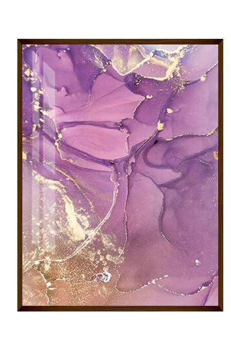 The Art House_Multi Color Canvas Digital Print Abstract Marble Painting_Online_at_Aza_Fashions