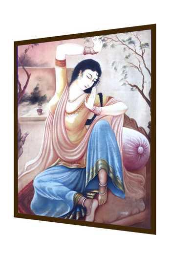 Buy The Art House Multi Color Canvas Handmade Abstract Woman Painting Online at Aza Fashions Buy_The Art House_Multi Color Canvas Handmade Abstract Woman Painting_Online_at_Aza_Fashions